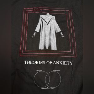 Vintage Theories of Anxiety T Shirt RARE XL.